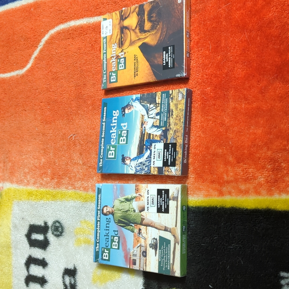 Breaking Bad complete season's#1,#2,#4